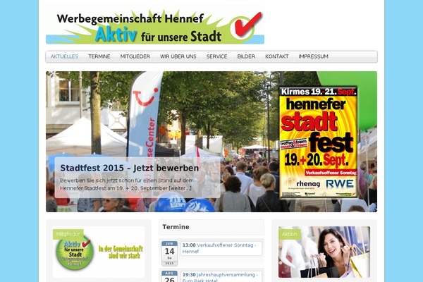 WordPress website example screenshot