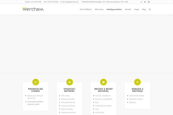 Enfold theme site design template sample