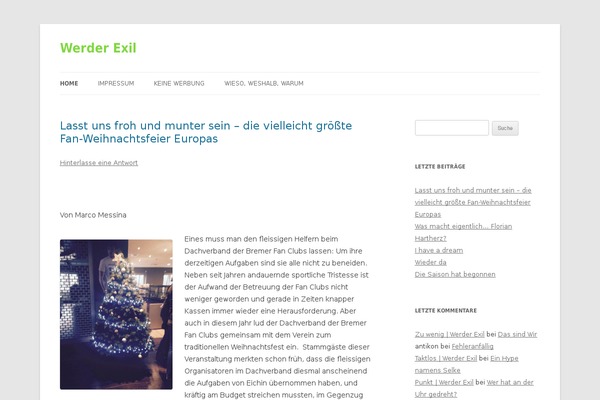 WordPress website example screenshot