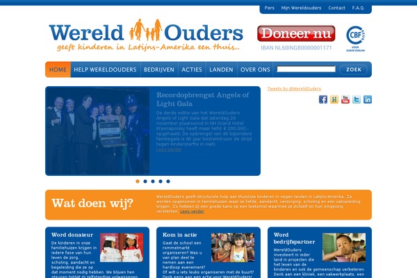 wereldouders.nl site used Wereldouders