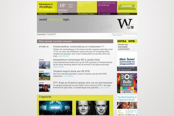 wereldregio.nl site used Wereldregio
