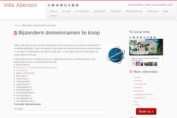 WordPress website example screenshot