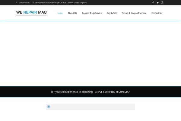 werepairmac.com site used Impreza