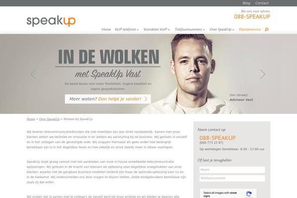 werkenbijspeakup.nl site used Speakup