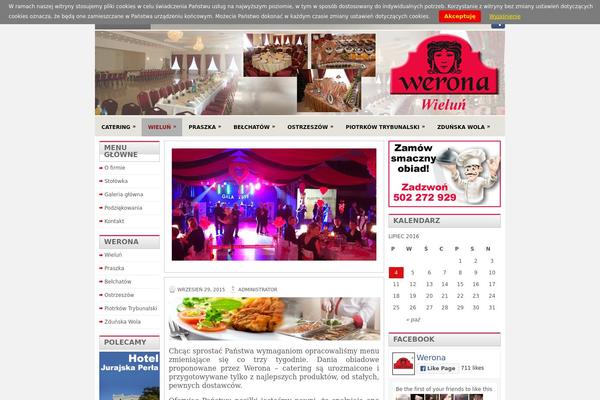 weronacatering.pl site used Techpost