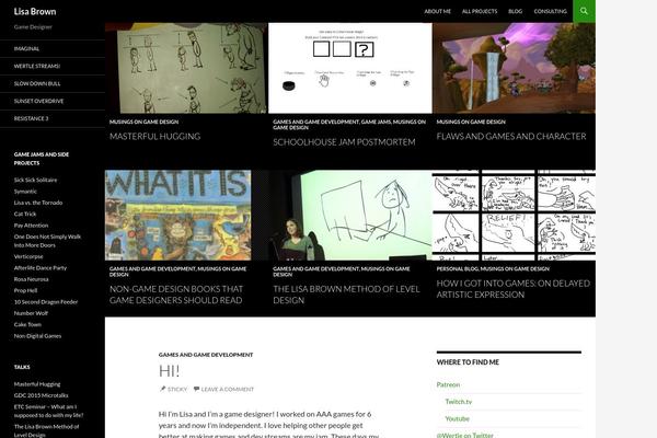 WordPress website example screenshot