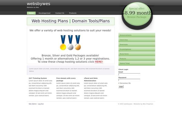 weschappy.com site used Internet-hosting