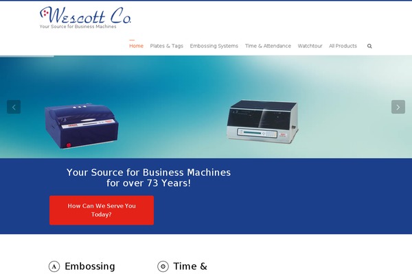 wescottcompany.com site used Wescott