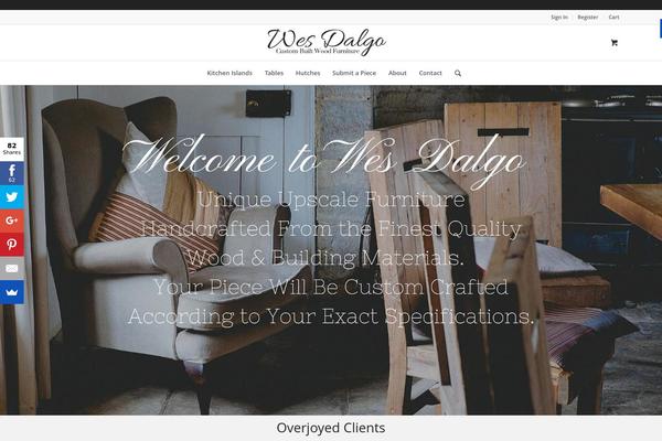WordPress website example screenshot