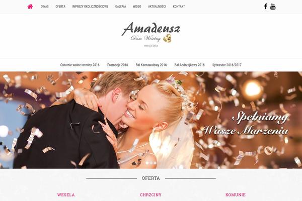 wesela-amadeusz.pl site used Amadeusz-theme