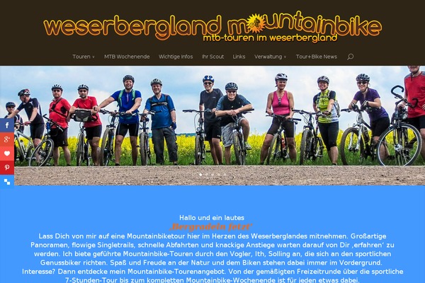 weserbergland-mountainbike.de site used Fusion