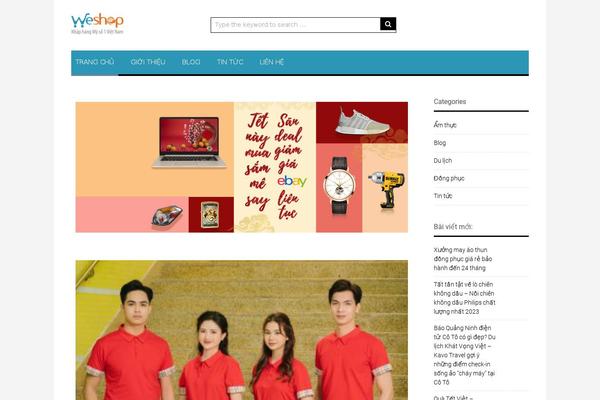 Shopy theme site design template sample