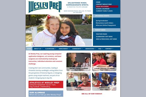 wesleyprep.org site used Wesley