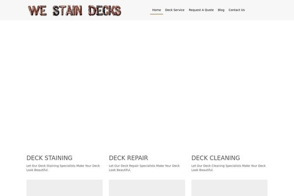 WordPress website example screenshot