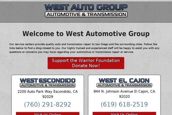 westautomotivegroup.com site used Autoshop-gutenberg-child