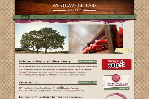 westcavecellars.com site used Westcave