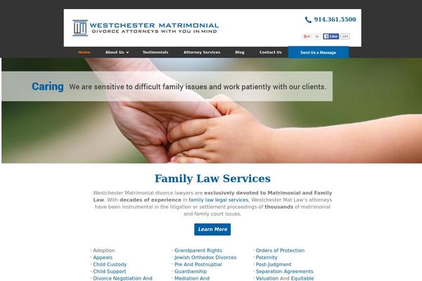 westchestermatlaw.com site used Web2w