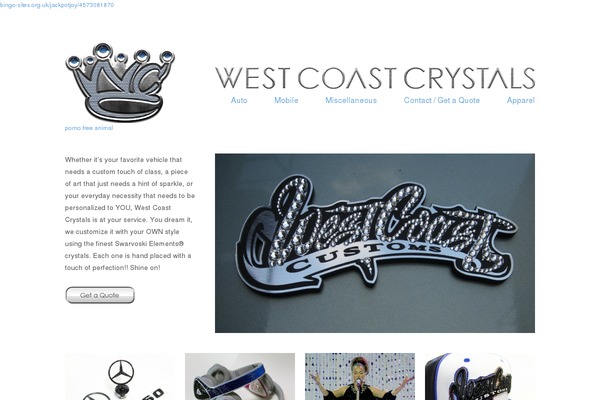 westcoastcrystals.com site used Hatchy-mod