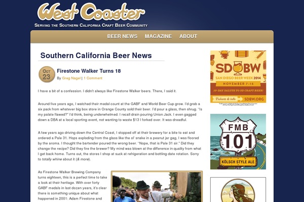 westcoastersocal.com site used Westcoaster