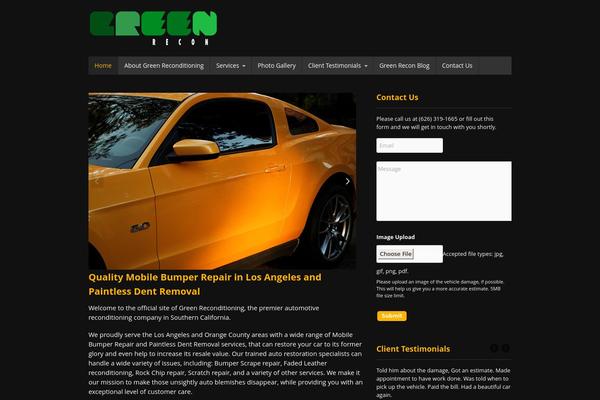 Canvas theme site design template sample