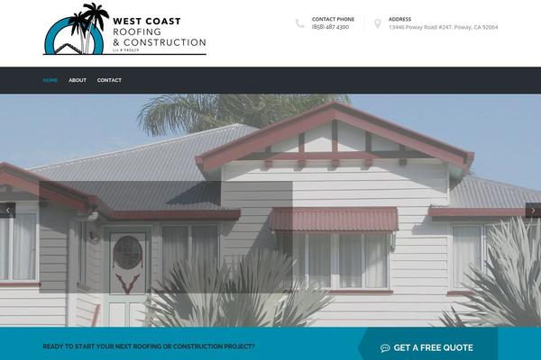 westcoastsd.com site used Roof