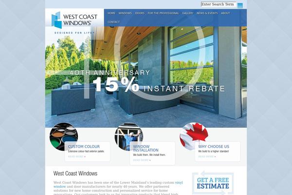westcoastwindows.ca site used Wcw