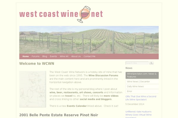 westcoastwine.net site used Wcwn