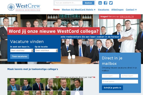 westcrew.nl site used Westcrew