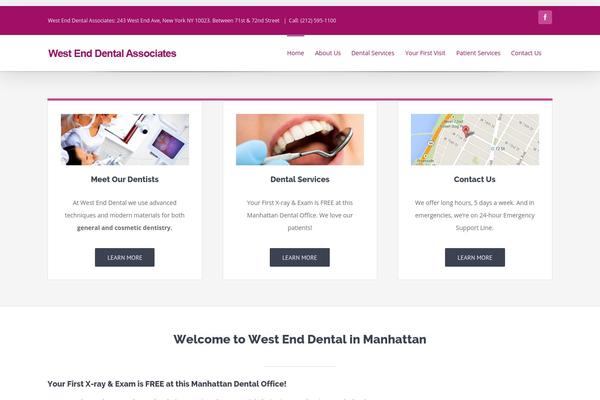 WordPress website example screenshot