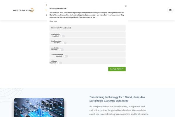 WordPress website example screenshot