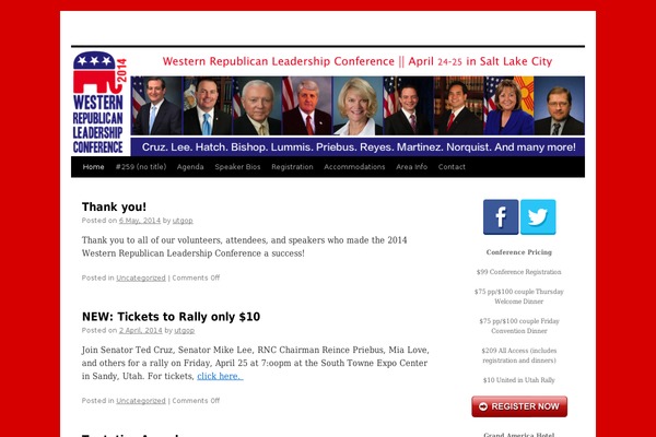 westernrepublicans.com site used Twenty Ten