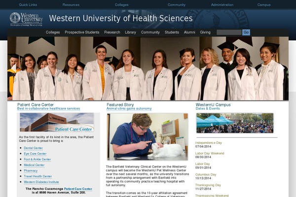 westernu.edu site used Westernu