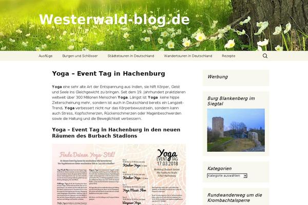 Twenty Thirteen theme site design template sample