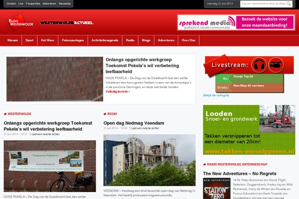 westerwoldeactueel.nl site used Rtvwesterwolde