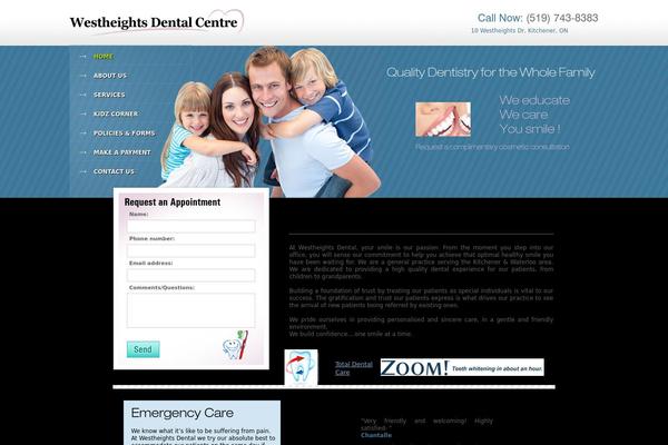 DentalTheme WordPress theme, websites list used DentalTheme theme DentalTheme theme websites examples