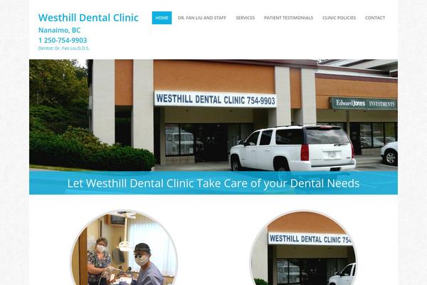 Dentalclinic theme site design template sample