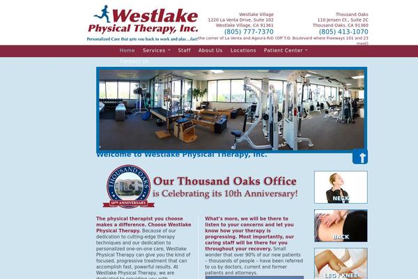 westlakephysicaltherapy.com site used 411theme