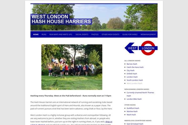 westlondonhash.com site used Hash-harriers-2013