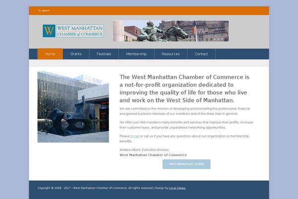 WordPress website example screenshot