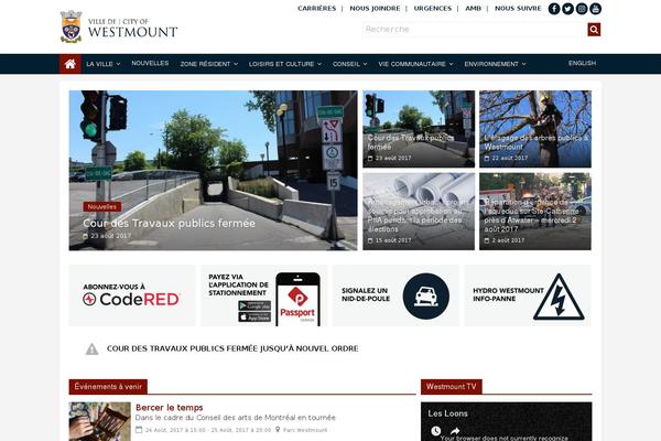 westmount.org site used Westmount