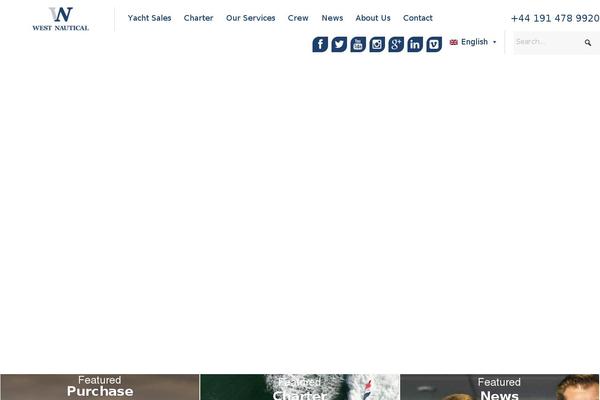 westnautical.com site used Westnautical.ru-theme