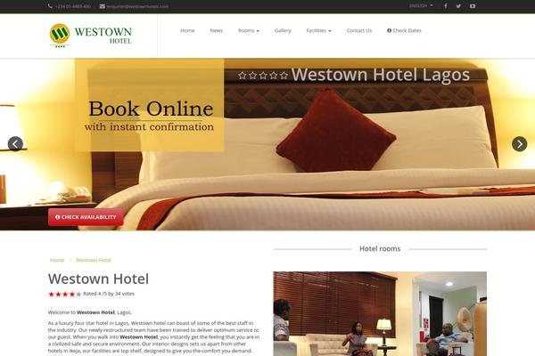 westownhotels.com site used Biznez Lite