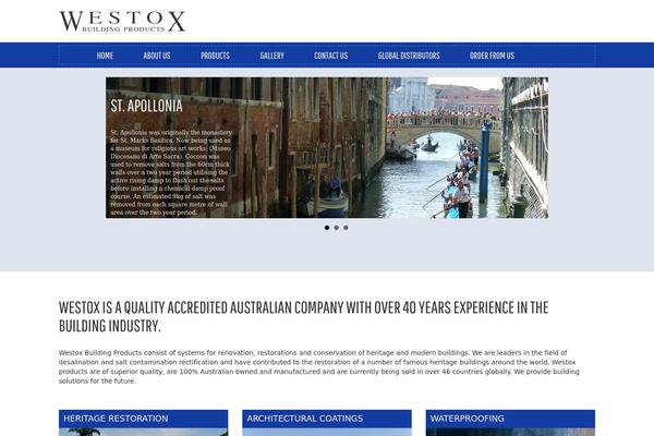 westox.com site used Westox-theme