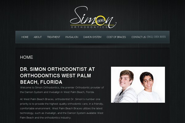 WordPress website example screenshot