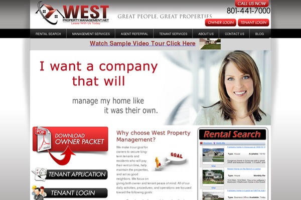 westpropertymanagement.net site used Wordpress-blank