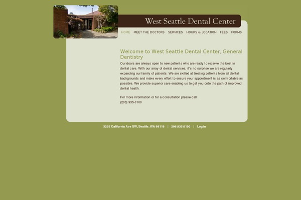 westseattledentalcenter.com site used Wsdc