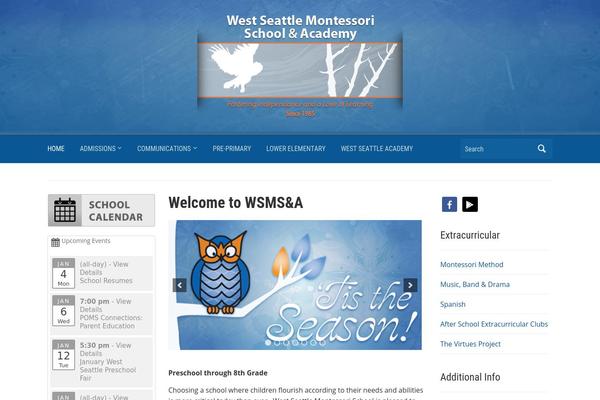 westseattlemontessori.com site used Academica