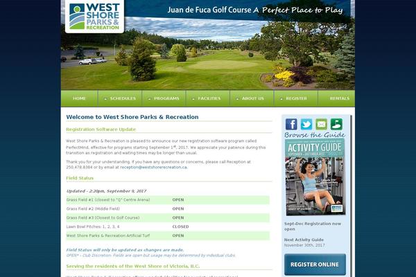 westshorerecreation.ca site used Wspr