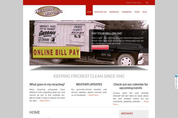 Small Business theme site design template sample