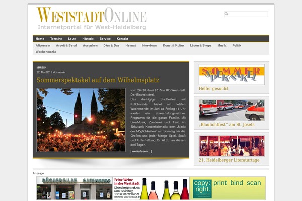 weststadt-online.de site used Wyntonmagazine-pro